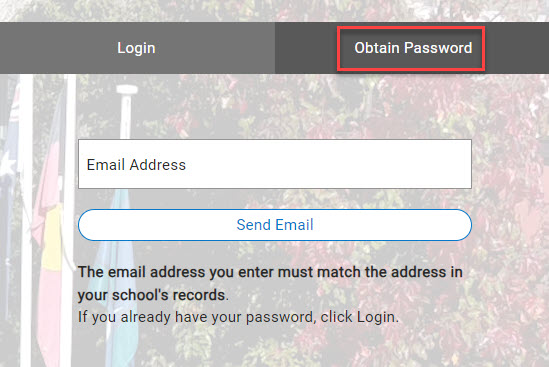 Dickson College PTO: Obtain Password